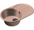 Мойка GRANFEST RONDO мрамор, GF-R-750L, чаша с крылом, 750х460 мм, розовый R-750 L 1