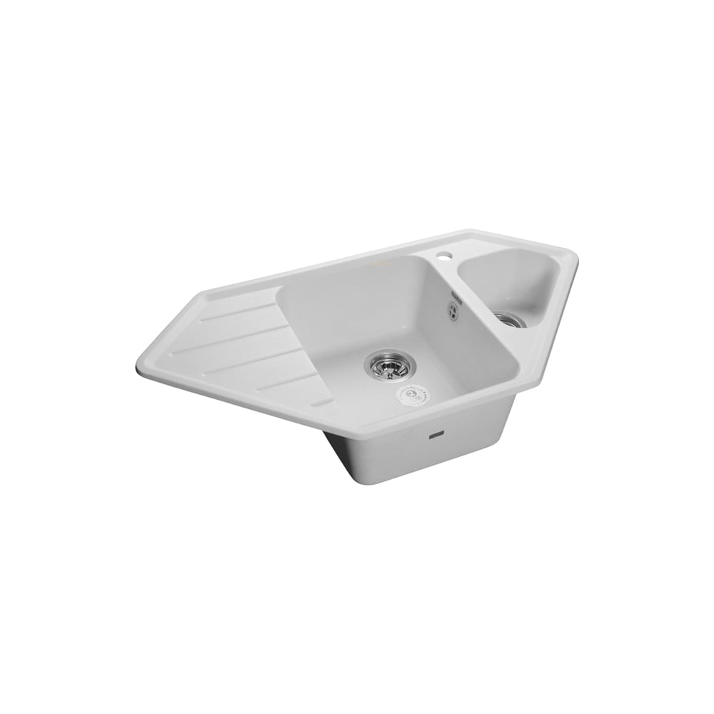 Мойка GRANFEST CORNER GF-C--950E мрамор, угловая, 930х485 мм, иней C ...