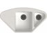 Мойка EWIGSTEIN Wink 80KF кварц, угловая, 1.5-чаши+крыло, 960х520 мм, иней W- 80KF иней 1