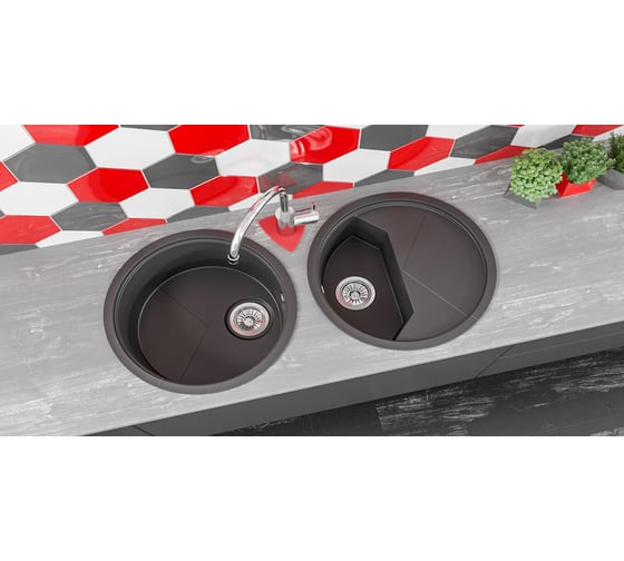 Мойка KitKraken Stream Black C 510M 9004 C-510M.9004