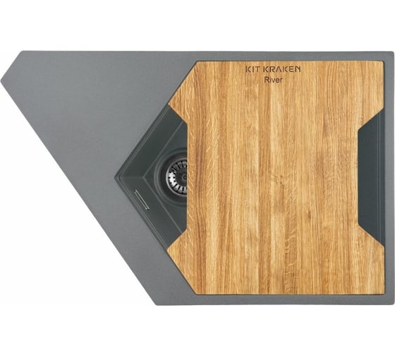 Мойка KitKraken River Graphite K 775 7024 K-775.7024