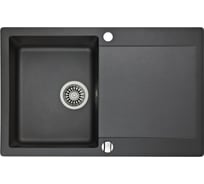 Мойка из тегранита TEKA Рус CLIVO 45 B-TQ черный металлик 40148000