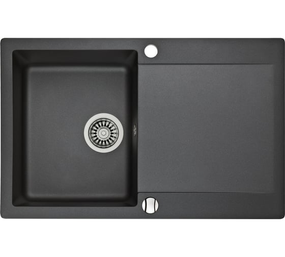 Мойка из тегранита TEKA Рус CLIVO 45 B-TQ черный металлик 40148000