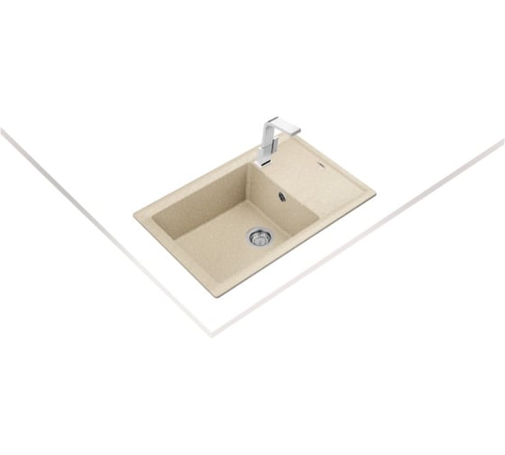 Мойка из гранита TEKA Рус STONE 60 S-TG 1B 1D песочный бежевый 115330030