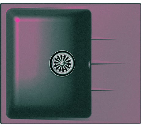 Мойка EWIGSTEIN Gerd 40F кварц, 1-чаша+крыло, 570х500 мм, шоколад G- 40F шоколад