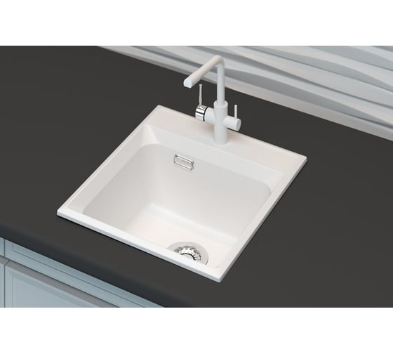 Кухонная мойка Point Мисти 46 белый PN3011W