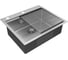 Мойка нерж. сталь Paulmark BRIM-PRO + ролл-мат PRO в цвет мойки, PM705951-BS+R405-BS 2