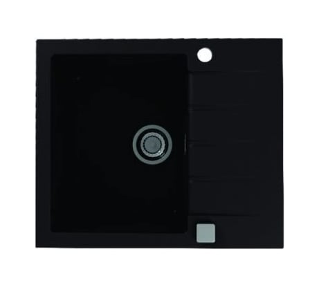 Мойка ALVEUS GRANITAL CADIT 10 CARBON-G91 590х500, 1X в комплекте с сифоном 1132823 1132021
