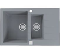 Мойка ALVEUS GRANITAL CADIT 70 CONCRETE - G81 790x500 в компл с 1132822 1131360