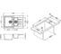 Мойка ALVEUS GRANITAL CADIT 70 CONCRETE - G81 790x500 в компл с 1132822 1131360 2