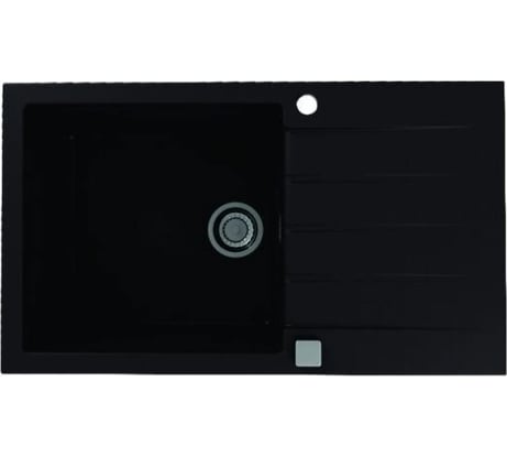 Мойка ALVEUS GRANITAL CADIT 40 CARBON - G91 860х500 1X в комплекте с сифоном 1132823 1132031