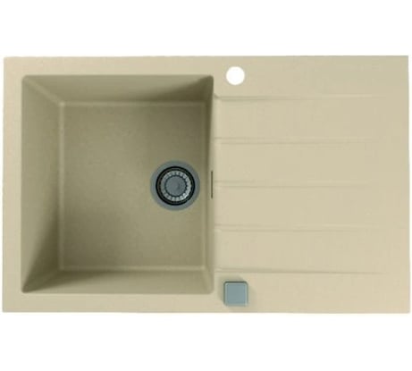 Мойка ALVEUS GRANITAL CADIT 20 TERRA - G22 790x500 1x в комплекте с сифоном 1132823 1132023