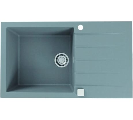 Мойка ALVEUS GRANITAL CADIT 40 CONCRETE-G81 860х500 1X в комплекте с сифоном 1132823 1132030