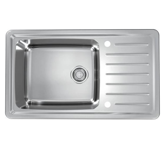 Мойка ALVEUS GALEO 30 SAT 90 FI 860х500 в комплекте с сифоном 1127251 1128554