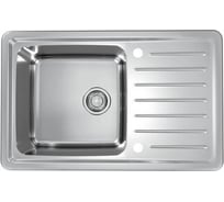 Мойка ALVEUS GALEO 20 SAT 90 FI 790х500 в комплекте с сифоном 1127251 1128553