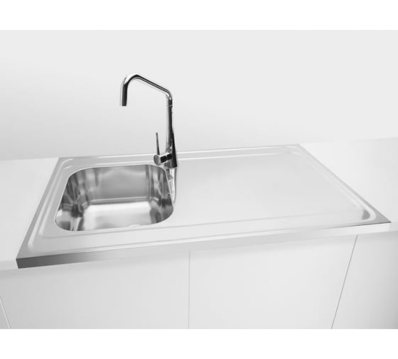 Мойка ALVEUS CLASSIC PRO 70 SAT-90 1000x600 1x L/ I в комплекте с сифоном 1130551 1130471