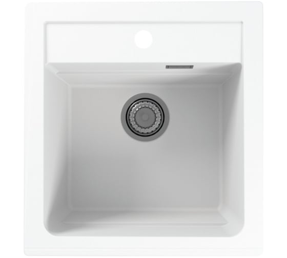 Мойка ALVEUS GRANITAL ATROx 20 ARCTIC - G11 470x500 1x в комплекте с сифоном 1132823 1131986 1