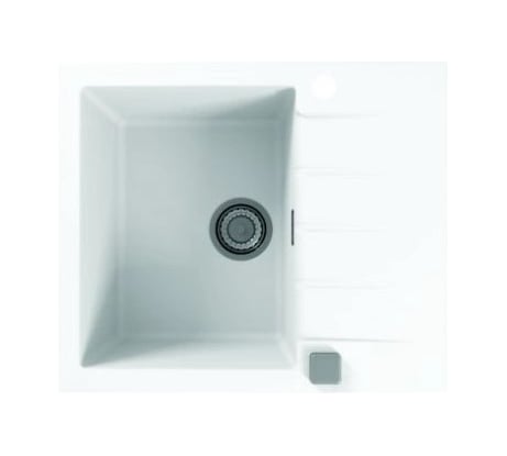 Мойка ALVEUS GRANITAL CADIT 10 ARCTIC-G11 590х500 1X в комплекте с сифоном 1132823 1132017