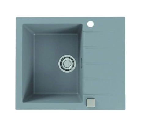 Мойка ALVEUS GRANITAL CADIT 10 CONCRETE-G81 590х500, 1X в комплекте с сифоном 1132823 1132020