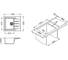 Мойка ALVEUS GRANITAL CADIT 10 CONCRETE-G81 590х500, 1X в комплекте с сифоном 1132823 1132020 2