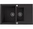 Мойка ALVEUS GRANITAL CADIT 70 CARBON - G91 790x500 в компл с 1132822 1131361 1