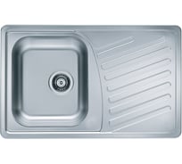 Мойка ALVEUS ELEGANT 30 SAT 90 FI 810x510 в комплекте с сифоном 1130551 1126348