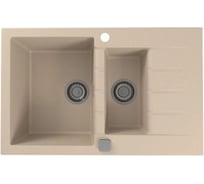 Мойка ALVEUS GRANITAL CADIT 70 TERRA - G22 790x500 в компл с 1132822 1131358