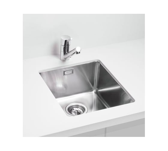 Мойка ALVEUS KOMBINO 20 KMB 90 FI 380x440 F/S в комплекте с сифоном 1102384 1118878
