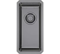 Мойка ALVEUS KOMBINO 10 MONARCH ANTRACITE SAT-90 217x437x140 U в комплекте с выпуском, без сифона 1122671