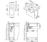 Мойка ALVEUS KOMBINO 10 MONARCH ANTRACITE SAT-90 217x437x140 U в комплекте с выпуском, без сифона 1122671 2