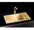 Мойка ALVEUS QUADRIx MONARCH 60 BRONZE 740x400x200 в комплекте с выпуском, без сифона 1117479 2