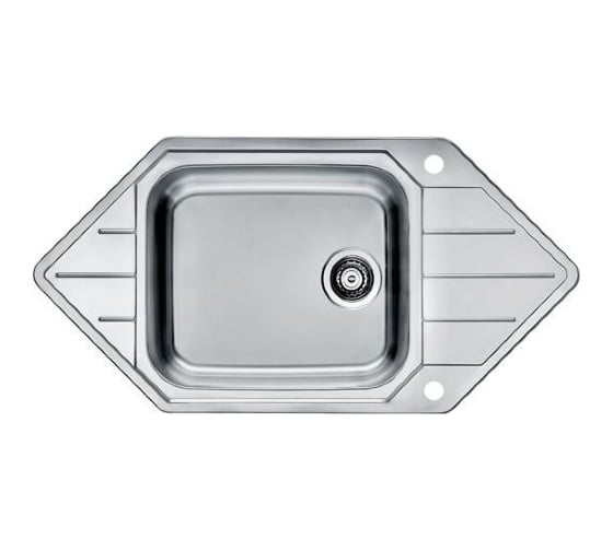 Мойка ALVEUS PRAKTIK 130 SAT 90 FI 985х500 в комплекте с сифоном 1127251 1122594