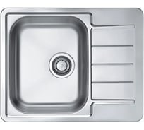 Мойка ALVEUS LINE 110 NAT 90 FI 615x500 в компл. с сифоном 1130551 1122317 16215895