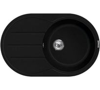 Кухонная мойка LAVA E.2 чёрный металлик E2.LAV
