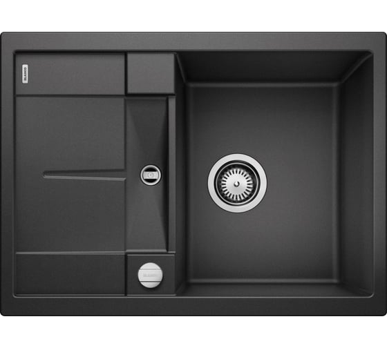 Мойка BLANCO METRA 45S COMPACT SILGRANIT антрацит, с клапаном автоматом 519572