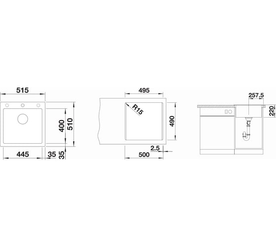 Мойка BLANCO PLEON 5 SILGRANIT кофе 521677