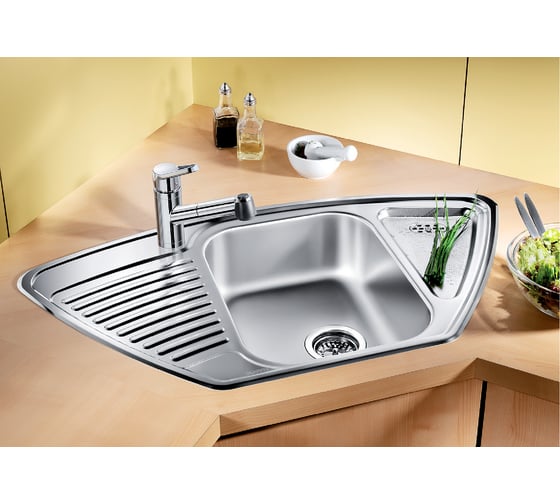 Мойка BLANCO TIPO 9 E нержавеющая сталь, матовая 511582