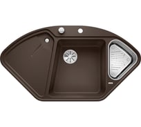 Мойка BLANCO DELTA F SILGRANIT кофе, с клапаном автоматом 523675