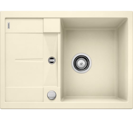 Мойка BLANCO METRA 45S COMPACT SILGRANIT жасмин, с клапаном автоматом 519577