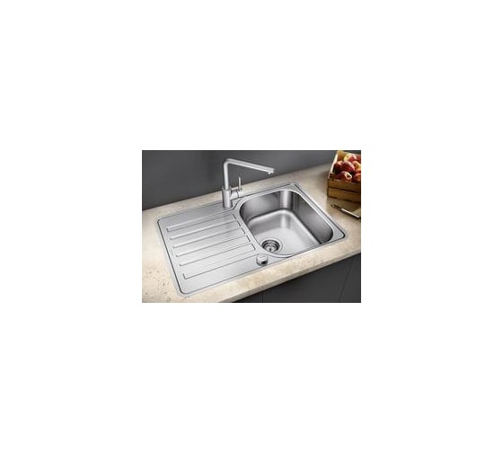 Мойка BLANCO LANTOS 45S IF COMPACT нержавеющая сталь, полированная 519059