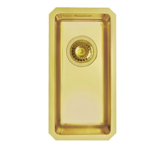 Мойка ALVEUS KOMBINO 10 MONARCH GOLD SAT-90 217x437x140 U в комплекте с выпуском, без сифона 1120360