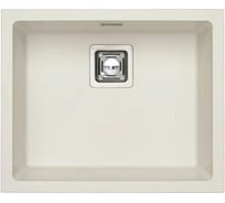 Мойка ALVEUS QUADRIx 50 GRANITAL+ ARCTIC-G11M 560x460x200 с сифоном 1133398 1128394