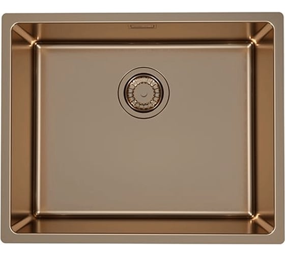 Мойка ALVEUS KOMBINO 50 MONARCH copper SAT-90 542x442x195 U в комплекте с выпуском, без сифона 1120381