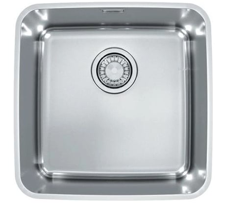 Мойка ALVEUS LUNO 30 SAT 90 FI 400х400 в комплекте с сифоном 1102384 1129251