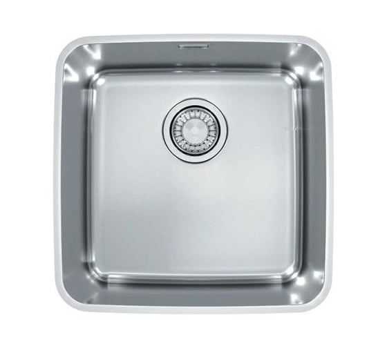Мойка ALVEUS LUNO 30 SAT 90 FI 400х400 в комплекте с сифоном 1102384 1129251 1