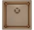 Мойка ALVEUS QUADRIx MONARCH COPPER 30 BRS 90 FI 450x450 в комплекте с выпуском, без сифона 1122689 1