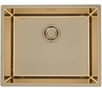 Мойка ALVEUS KOMBINO 50 MONARCH BRONZE SAT-90 542x442x195 U в комплекте с выпуском, без сифона 1122674
