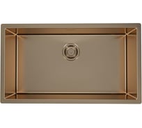 Мойка ALVEUS QUADRIx MONARCH 60 COPPER 740x400x200 в комплекте с выпуском, без сифона 1122729