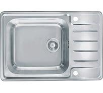 Мойка ALVEUS PRAKTIK 120 SAT-90 790х500 1X в комплекте с сифоном 1127251 1122463