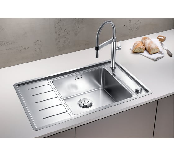 Мойка BLANCO ANDANO XL 6S IF COMPACT нержавеющая сталь InFino, правая 523001